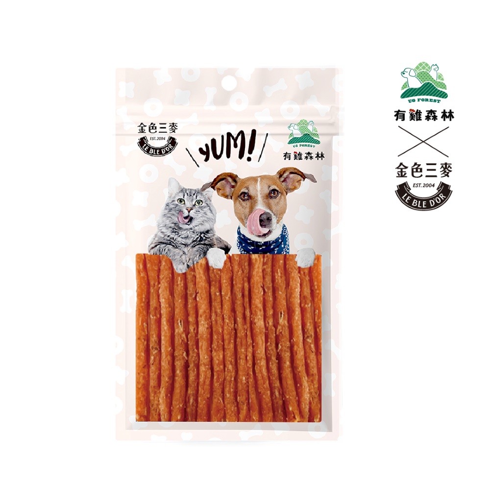 【有雞森林x金色三麥】雞肉條(犬) 100g