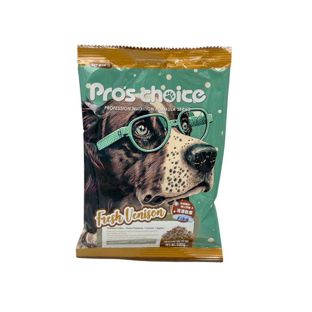 鹿肉凍乾嘗鮮包-100g